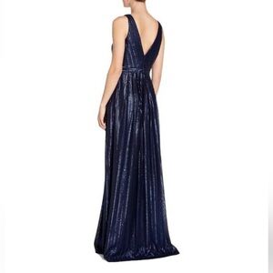 New Weddington Way Sequin Navy Floor Length Dress